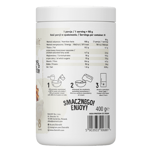 High Protein Ice Cream 400g - OstroVit