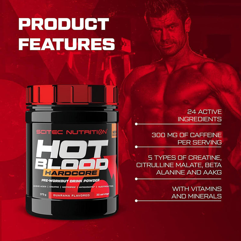 Hot Blood Hardcore - 375g - Scitec Nutrition
