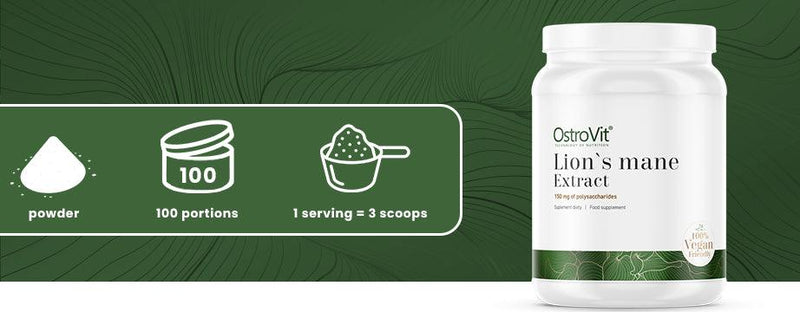 Lion's Mane Extract - Vegan - 50g - OstroVit