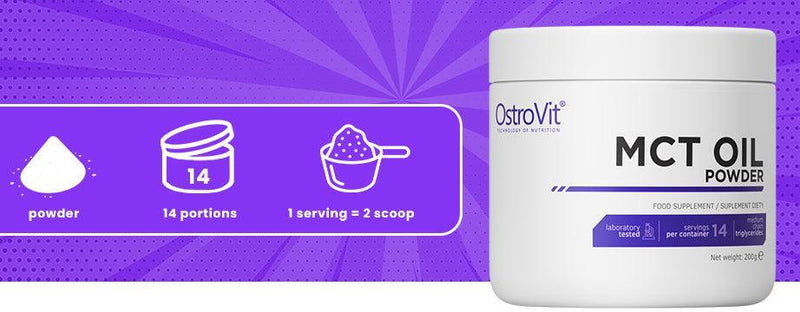 MCT Oil Powder - 200g - OstroVit