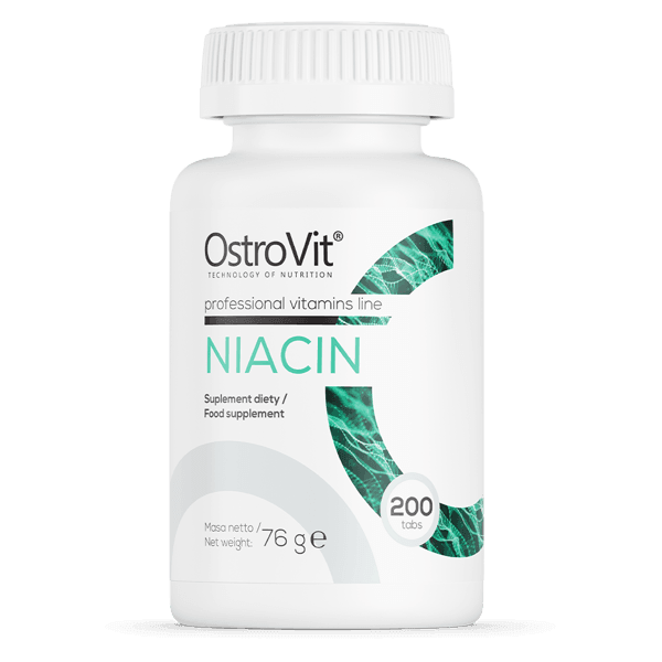 Niacin 16mg - 200 Tablets - OstroVit