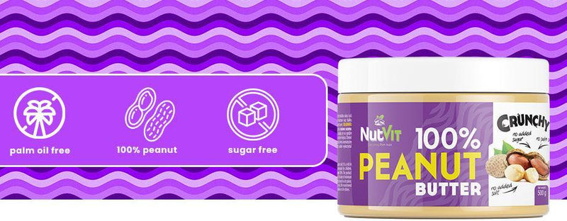NutVit 100% Peanut Butter 500 g