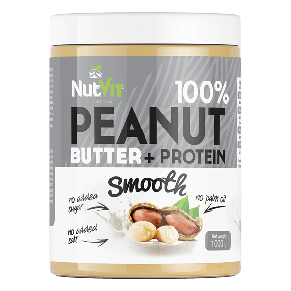 NutVit 100% Peanut Butter + Protein 1000 g