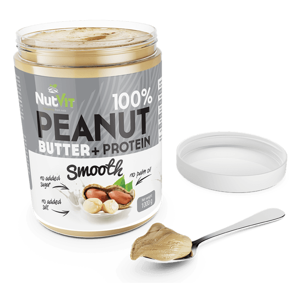 NutVit 100% Peanut Butter + Protein 1000 g