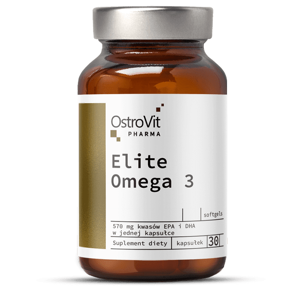 Omega 3 1000 mg + Vitamine E Pharma - 30 Softgels - OstroVit