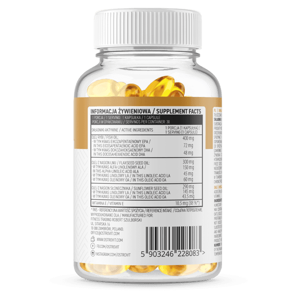 Omega 3-6-9 - 180 Softgels - OstroVit