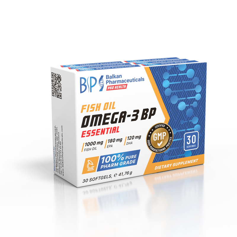 Omega 3-BP - 30 Softgels - Balkan Pharmaceuticals