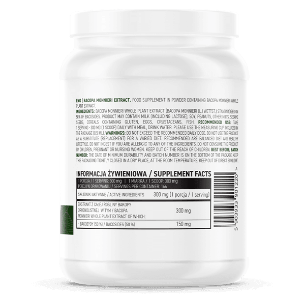 OstroVit Bacopa Monnieri-extract 50 g