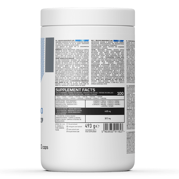 OstroVit Creatine Monohydraat 4400 400 capsules