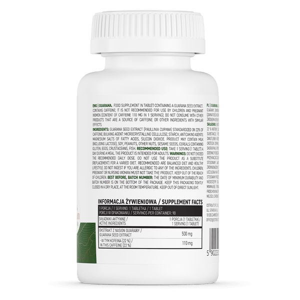 OstroVit Guarana 90 tabletten