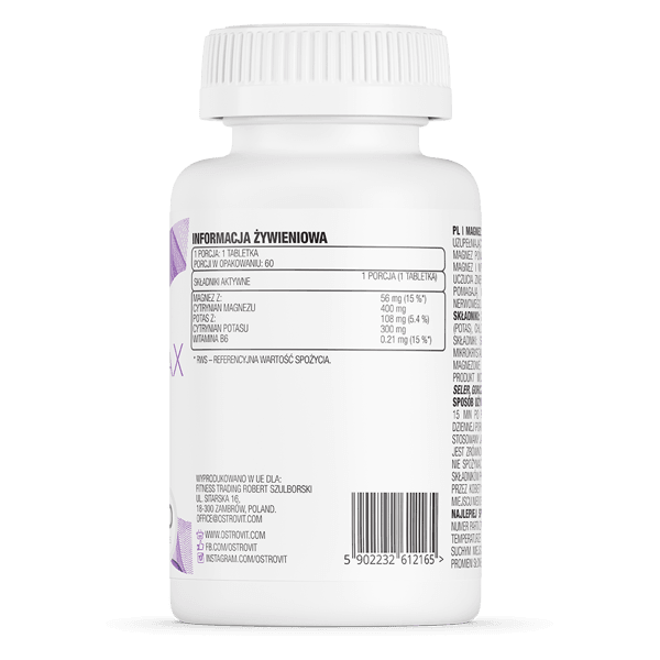 OstroVit Magnesium Max Kramp 60 tabletten