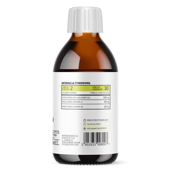 OstroVit Pharma Elite OMEGA 3-6-9 liquid VEGE 120 ml