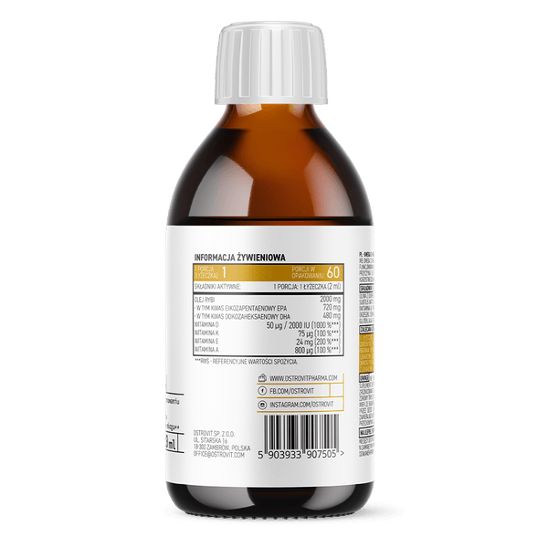 OstroVit Pharma Omega 3 + ADEK 120 ml