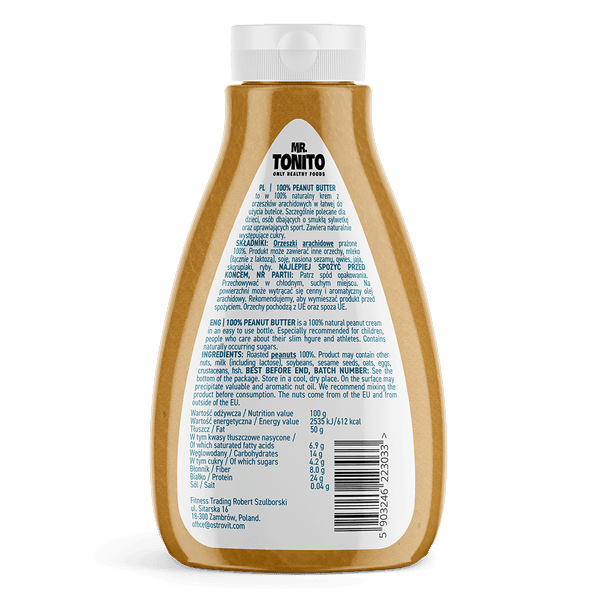Peanut Butter Smooth 400 g - Pindakaas - OstroVit