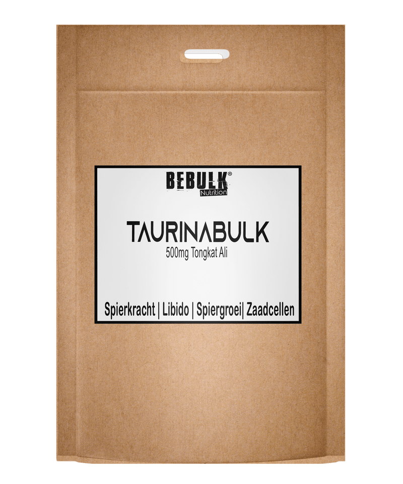 TaurinaBulk - Longjack 500mg - BeBulk Nutrition