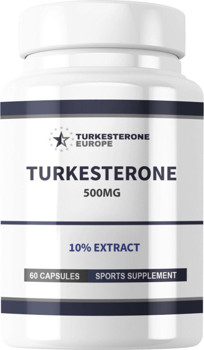 Turkesterone+™ 10% Complex met Hydroxypropyl-β-Cyclodextrine - 60 Capsules (500mg)