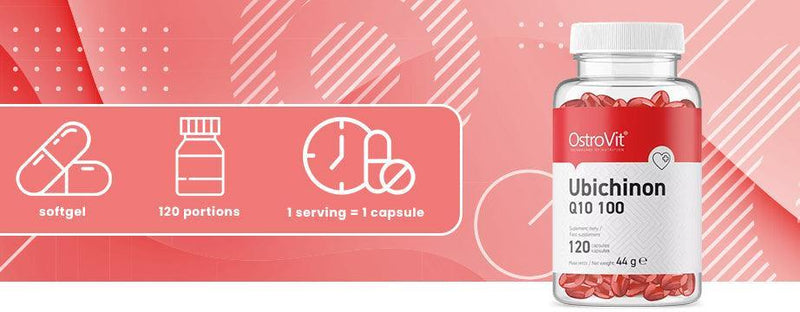 Ubichinon Q10 100mg - 120 Capsules - OstroVit