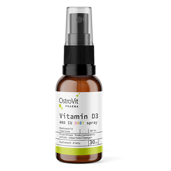 Vitamin D3 400 IU - Baby Spray - Pharma - 30ml OstroVit